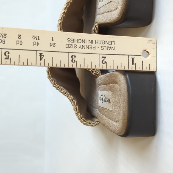 Wesley & Co. Neutral Slide Summer Sandal 6 Tan Brown - Picture 15 of 15
